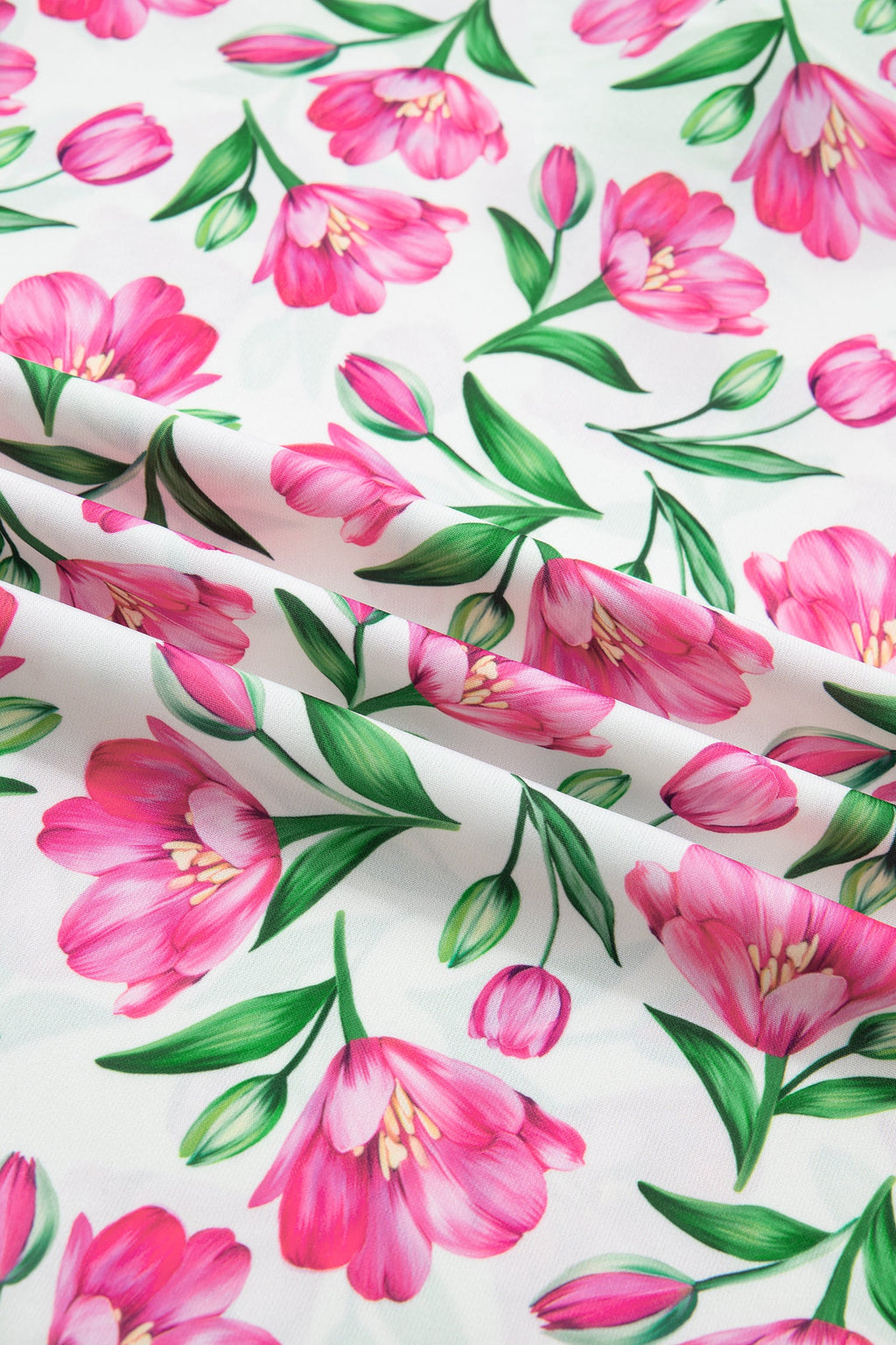 The Addie Floral Stripe Ruffle Blouse
