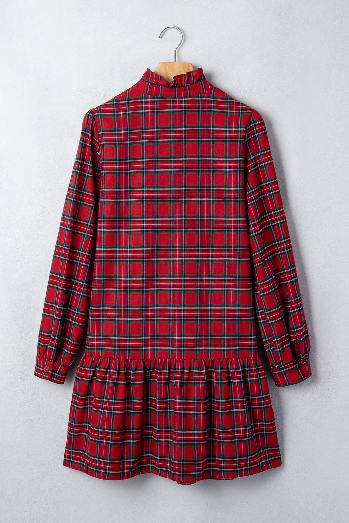 The Cranberry Wish Plaid Dress