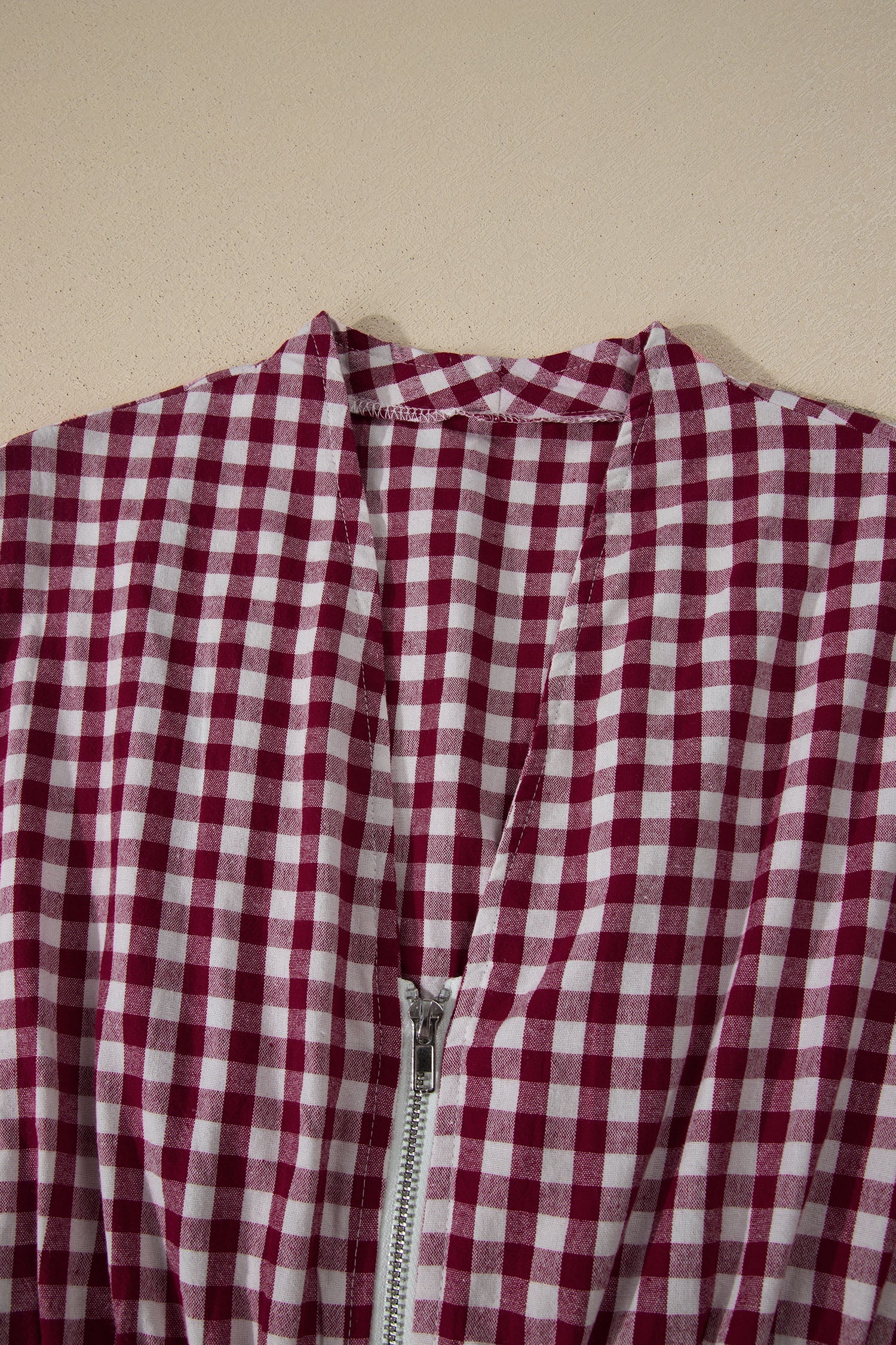 The Lily Jane Gingham Plaid Zip Dress