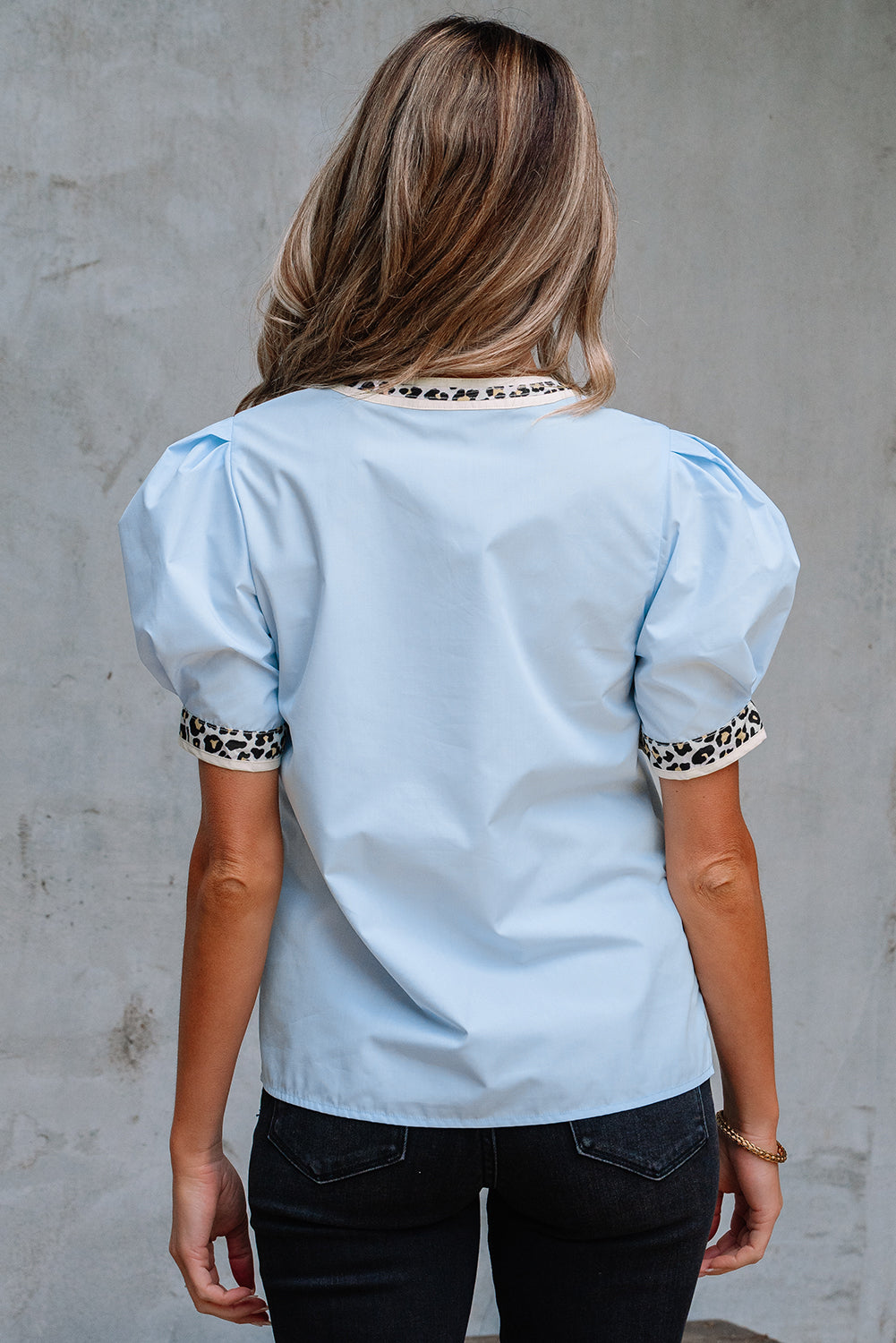 The Wren Leopard Blouse
