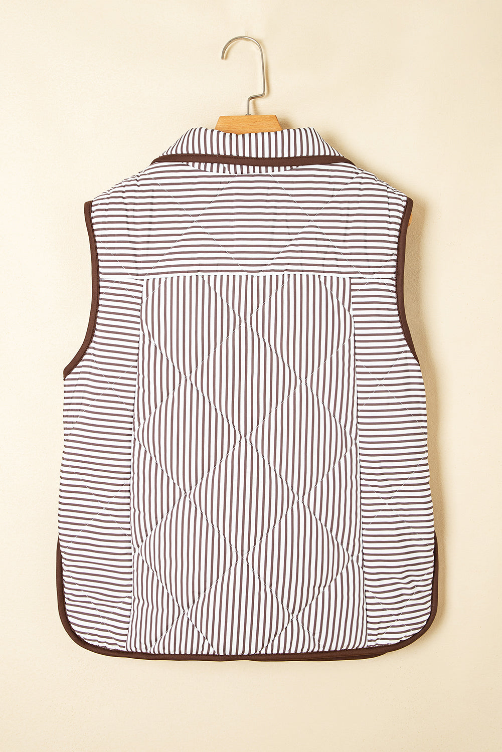 The Lennon Stripe Collared Vest