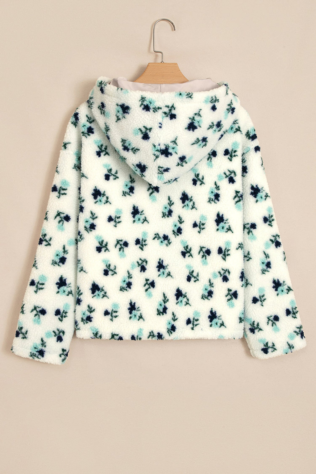 The Addie Floral Sherpa Fleece Jacket