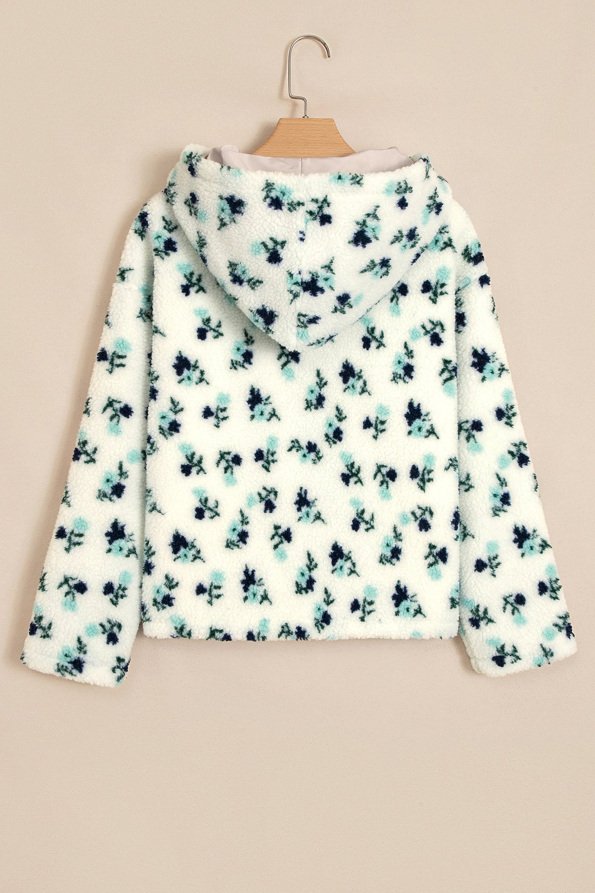 The Addie Floral Sherpa Fleece Jacket