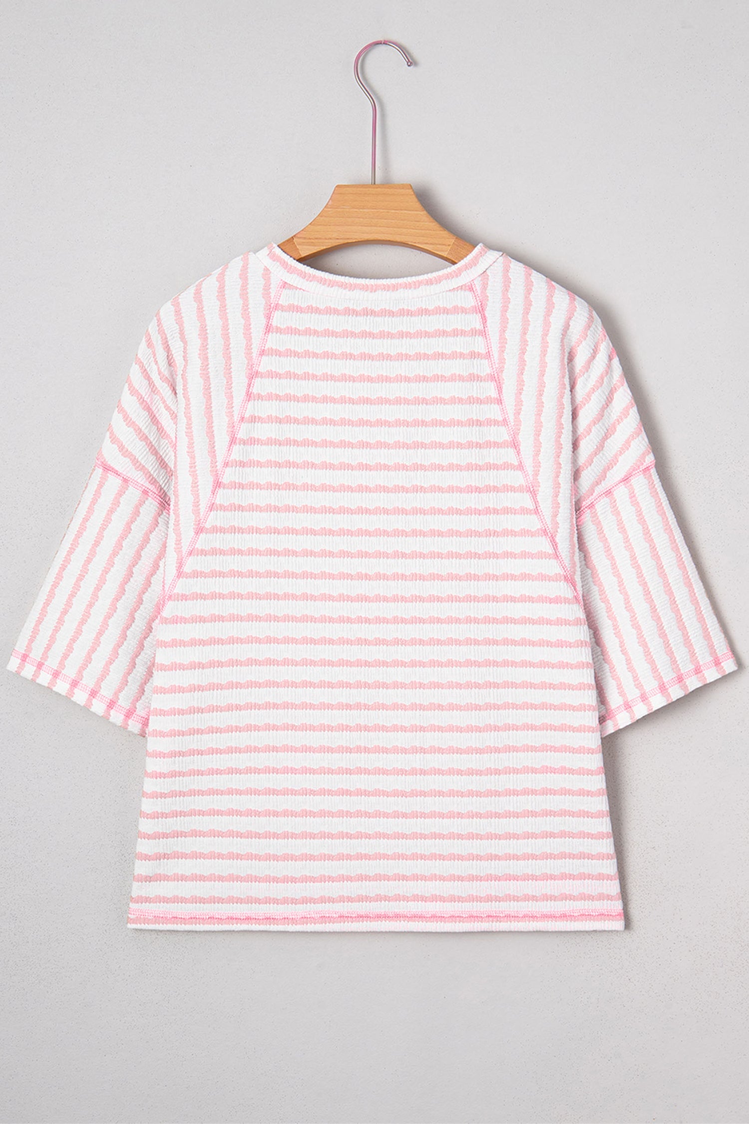 The Nellie Stripe Textured Top