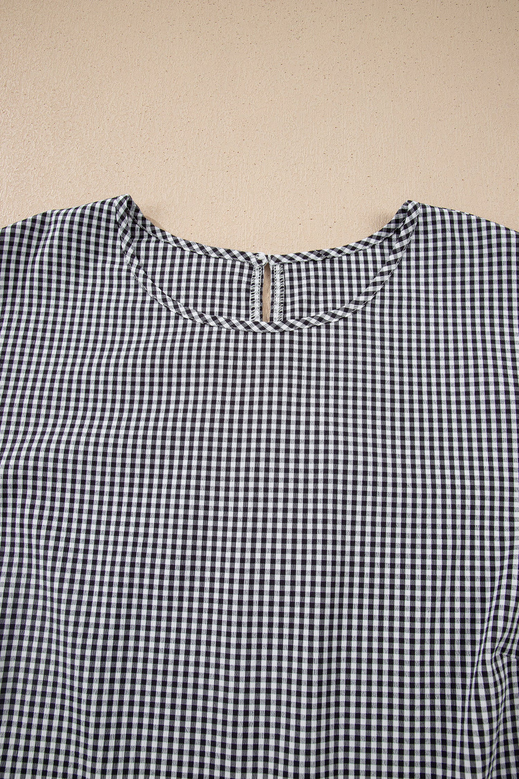 The Addison Mae Gingham Bow Top