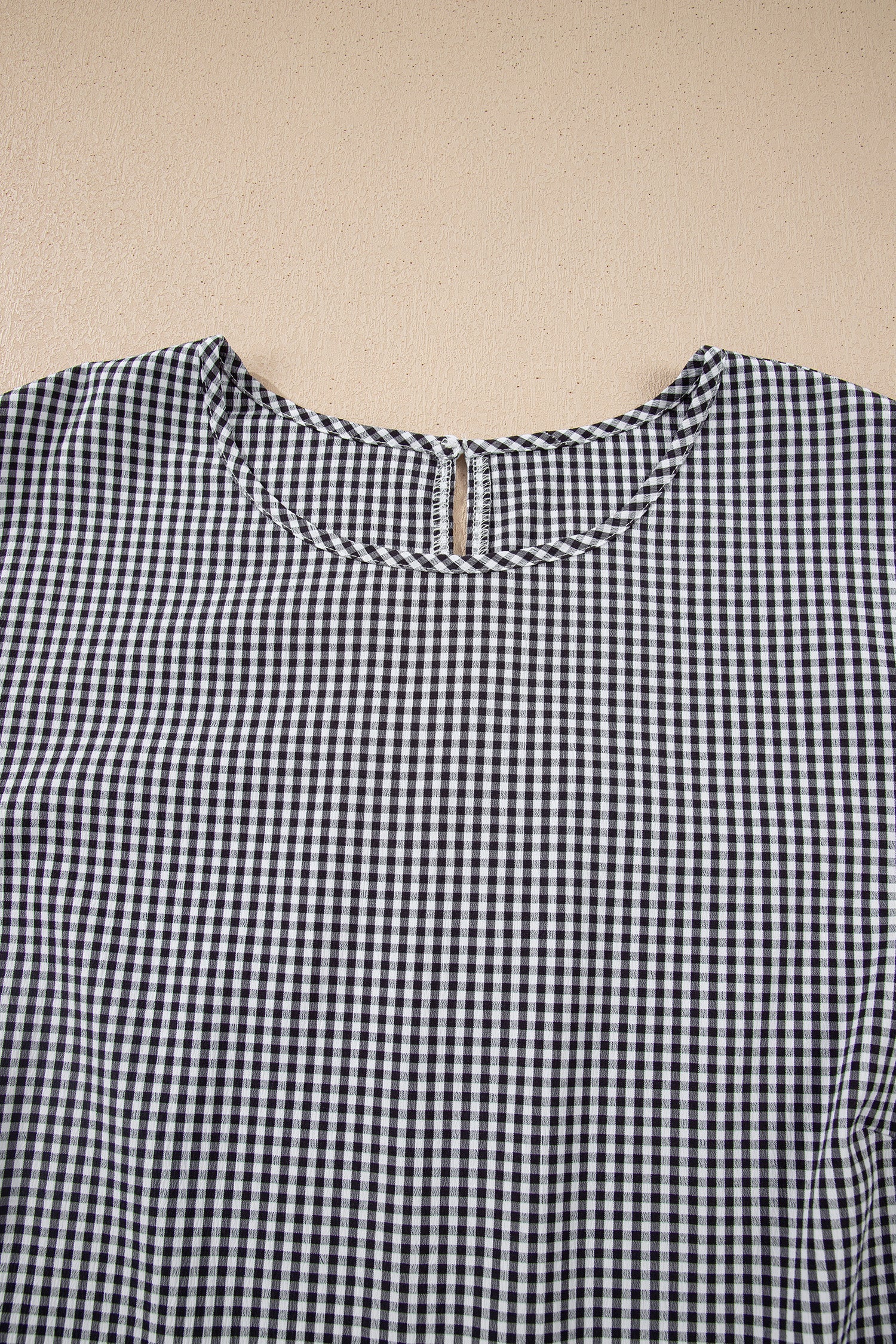 The Addison Mae Gingham Bow Top
