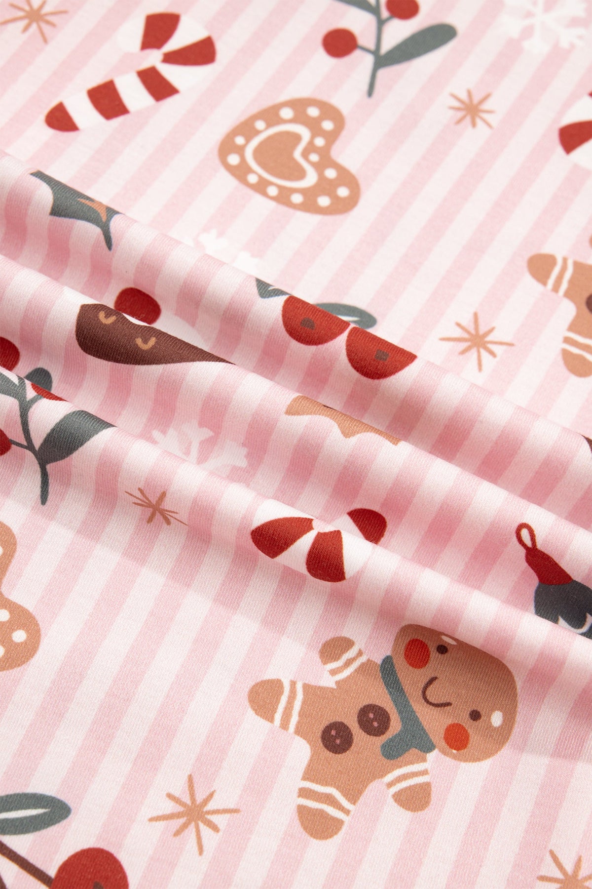 The Christmas Sweets Striped Pajama Set
