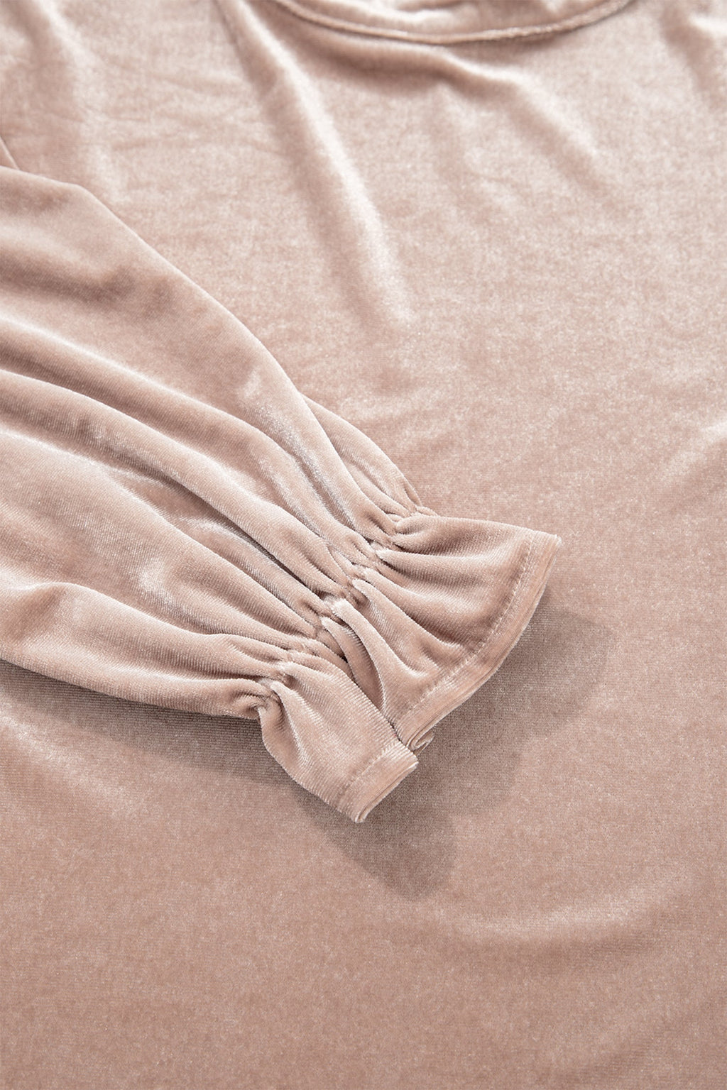 The Sloane Velvet Ruffle Top