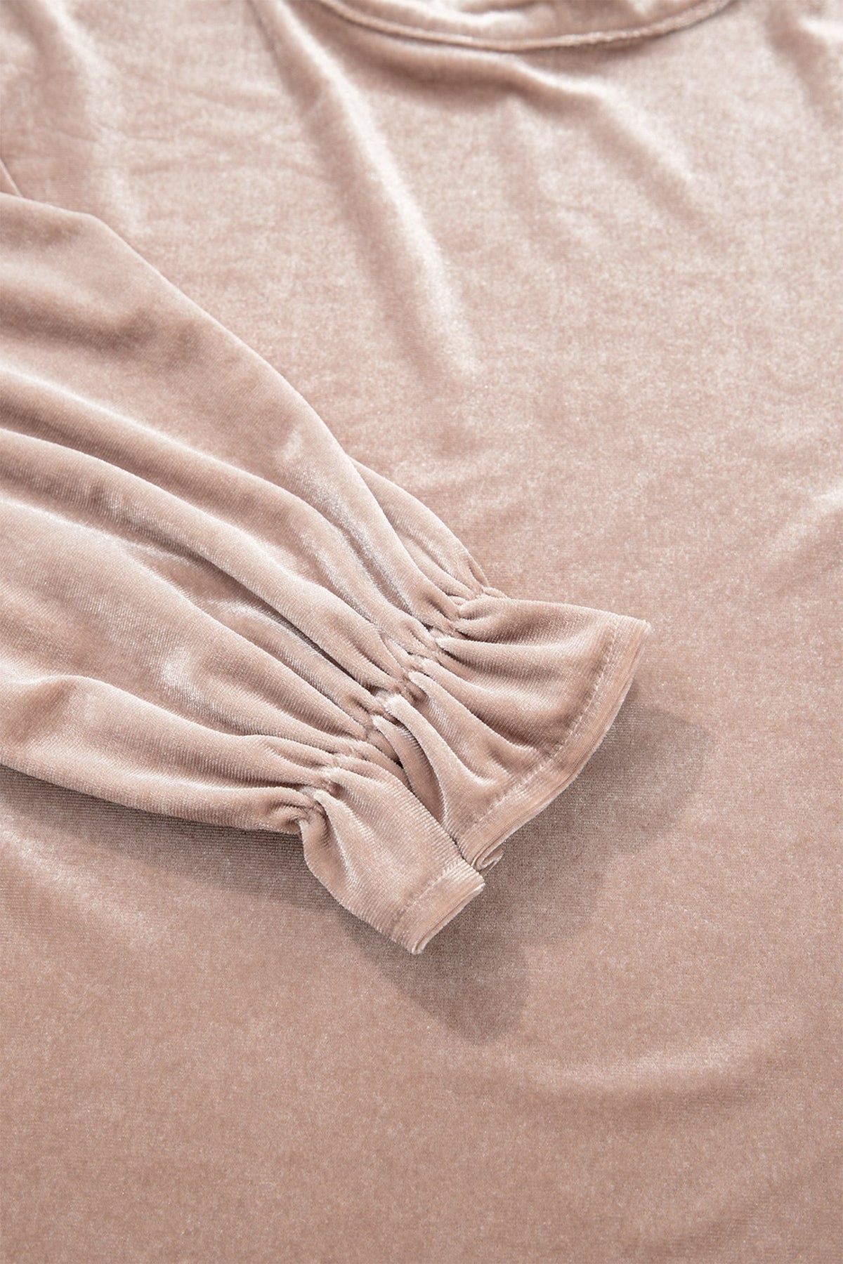 The Sloane Velvet Ruffle Top