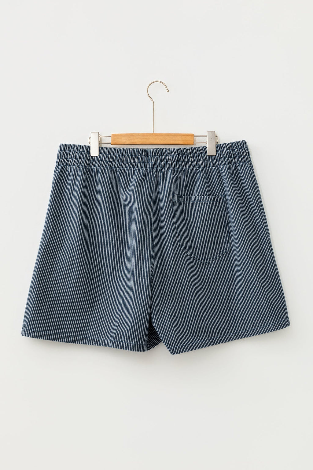 The Zoe Stripe Denim Shorts