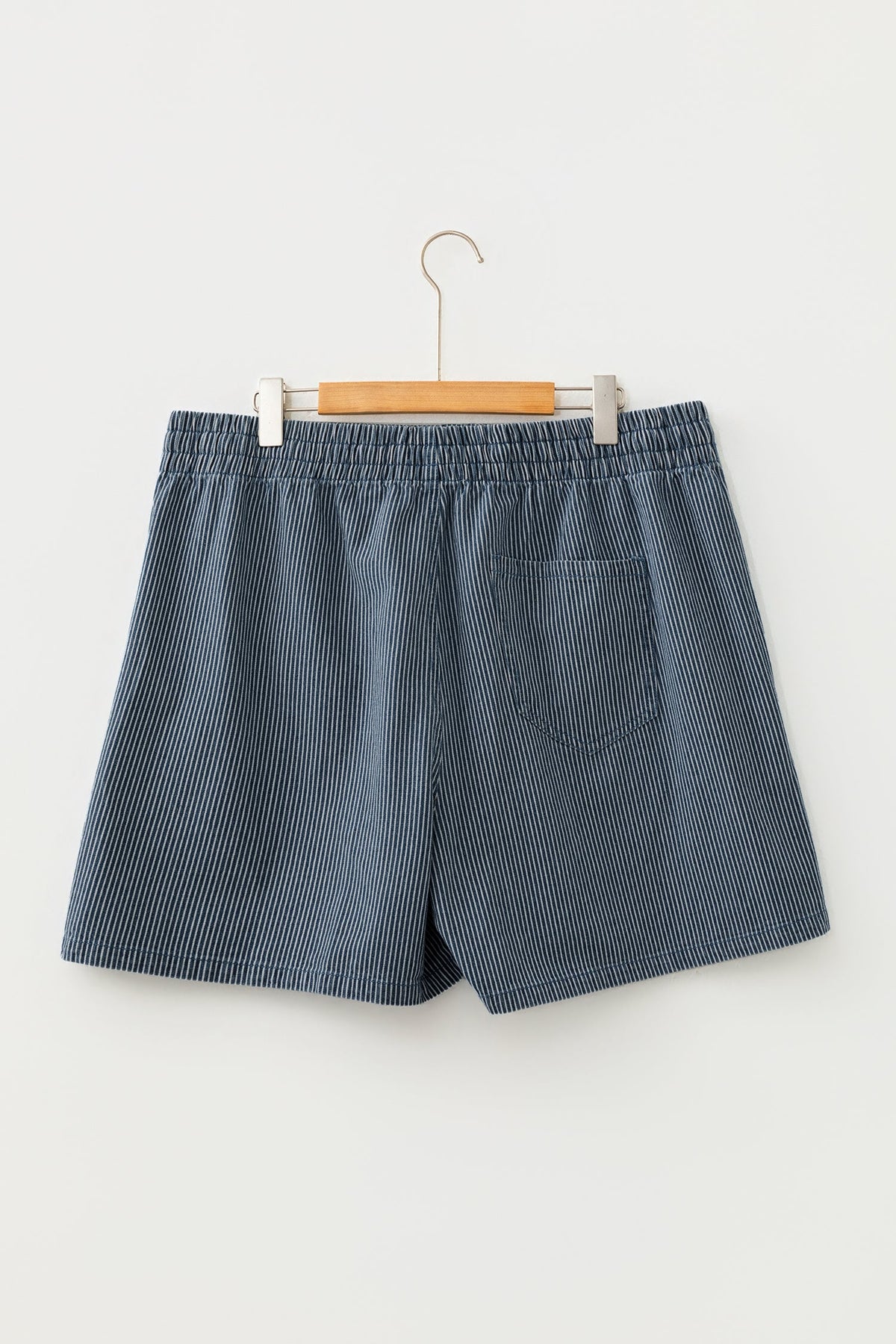 The Zoe Stripe Denim Shorts
