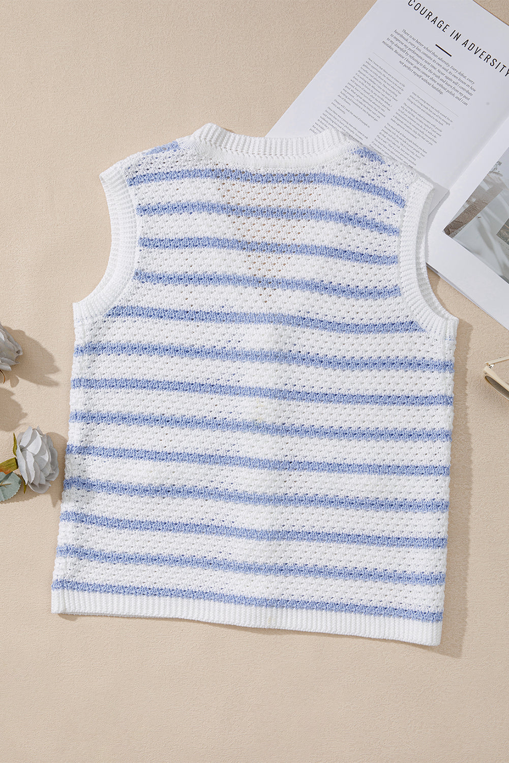 The Eliza Stripe Sweater Knit Top