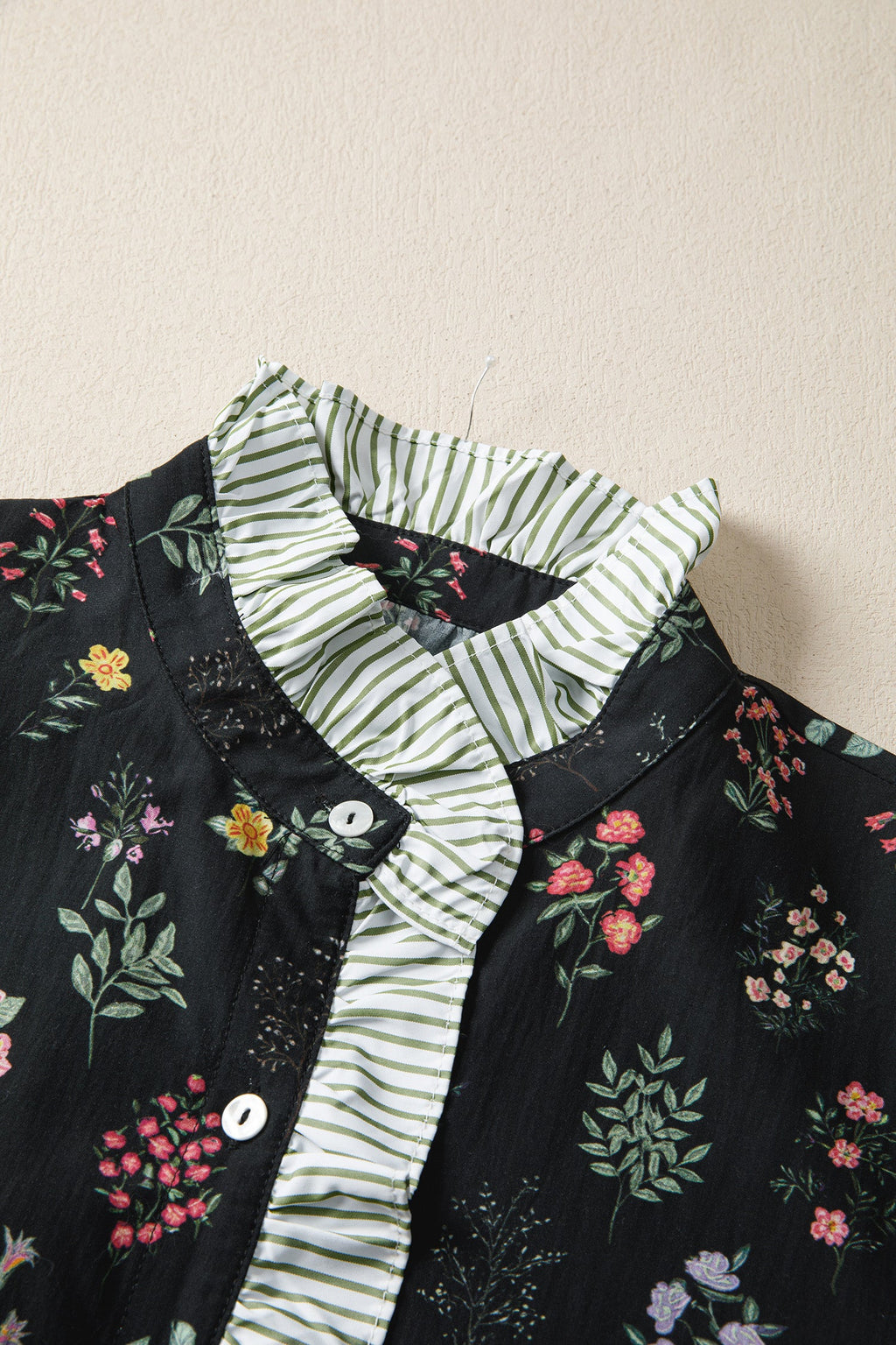 The Gemma Floral Ruffle Shirt