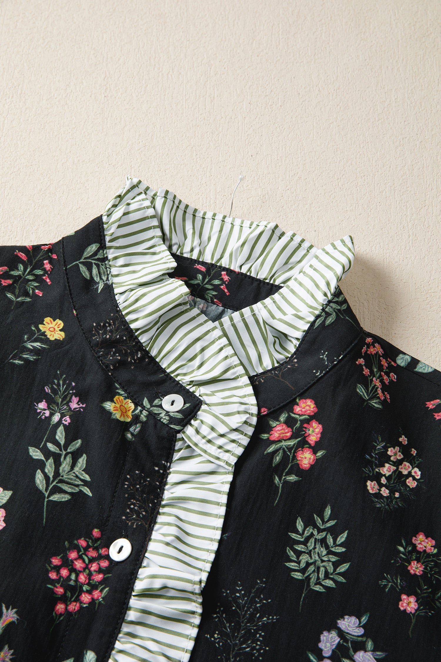The Gemma Floral Ruffle Shirt