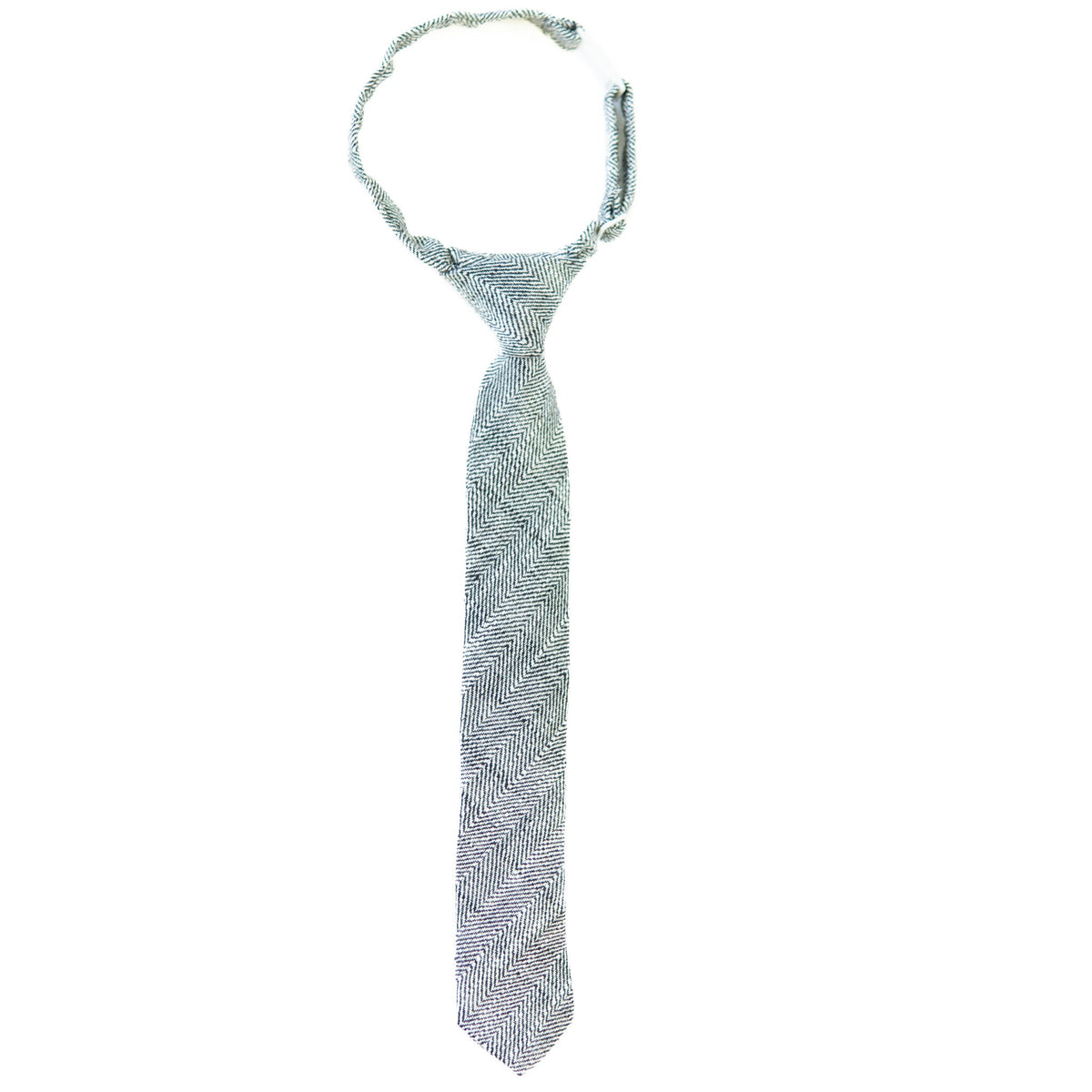 The Ebony Tweed Boys Tie