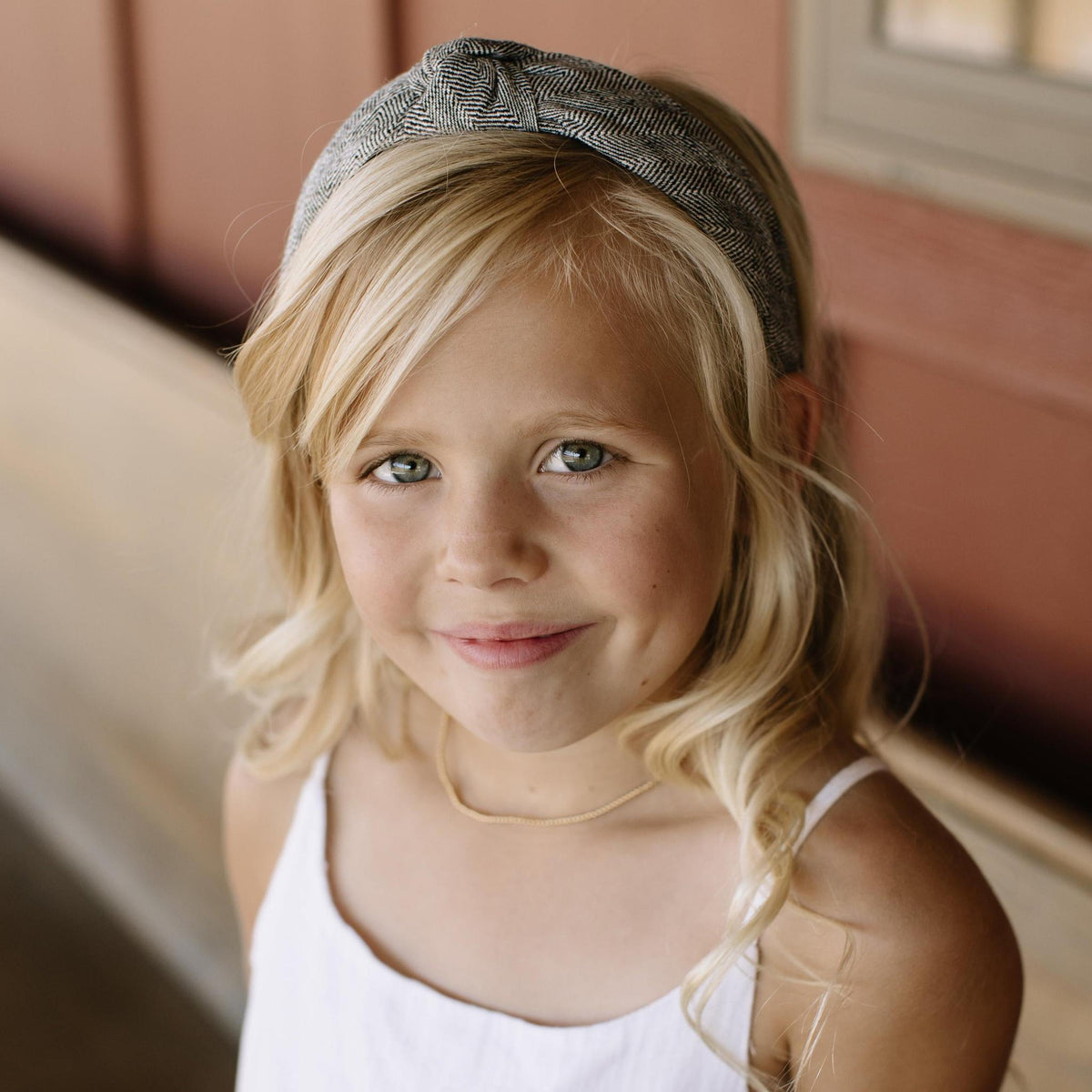 The Ebony Tweed Knotted Headband