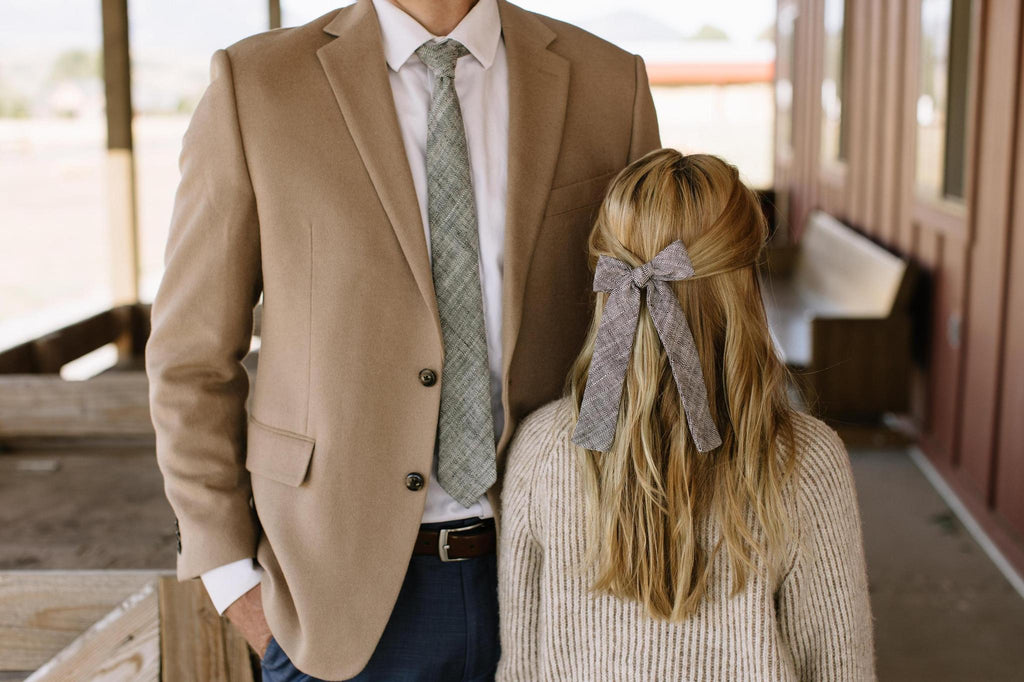 The Ebony Tweed Men's Tie
