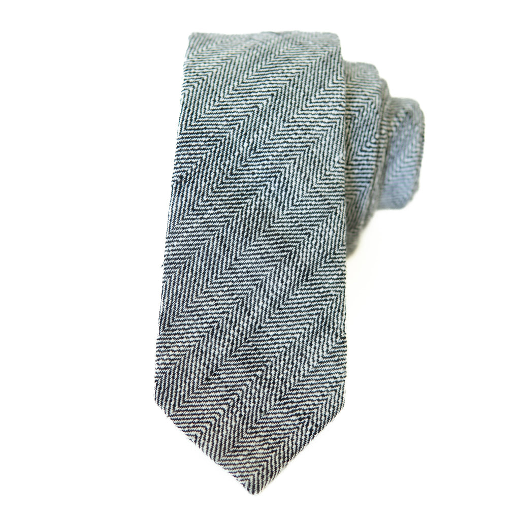 The Ebony Tweed Men's Tie