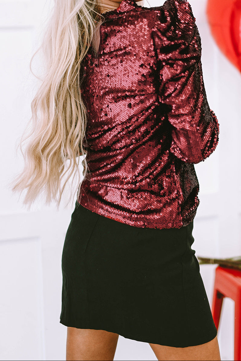 The Quinn Sequin Top
