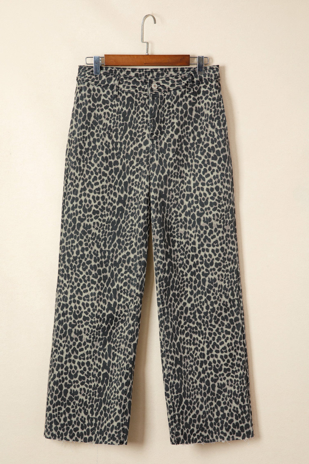 The Blair Leopard Wide Leg Jeans