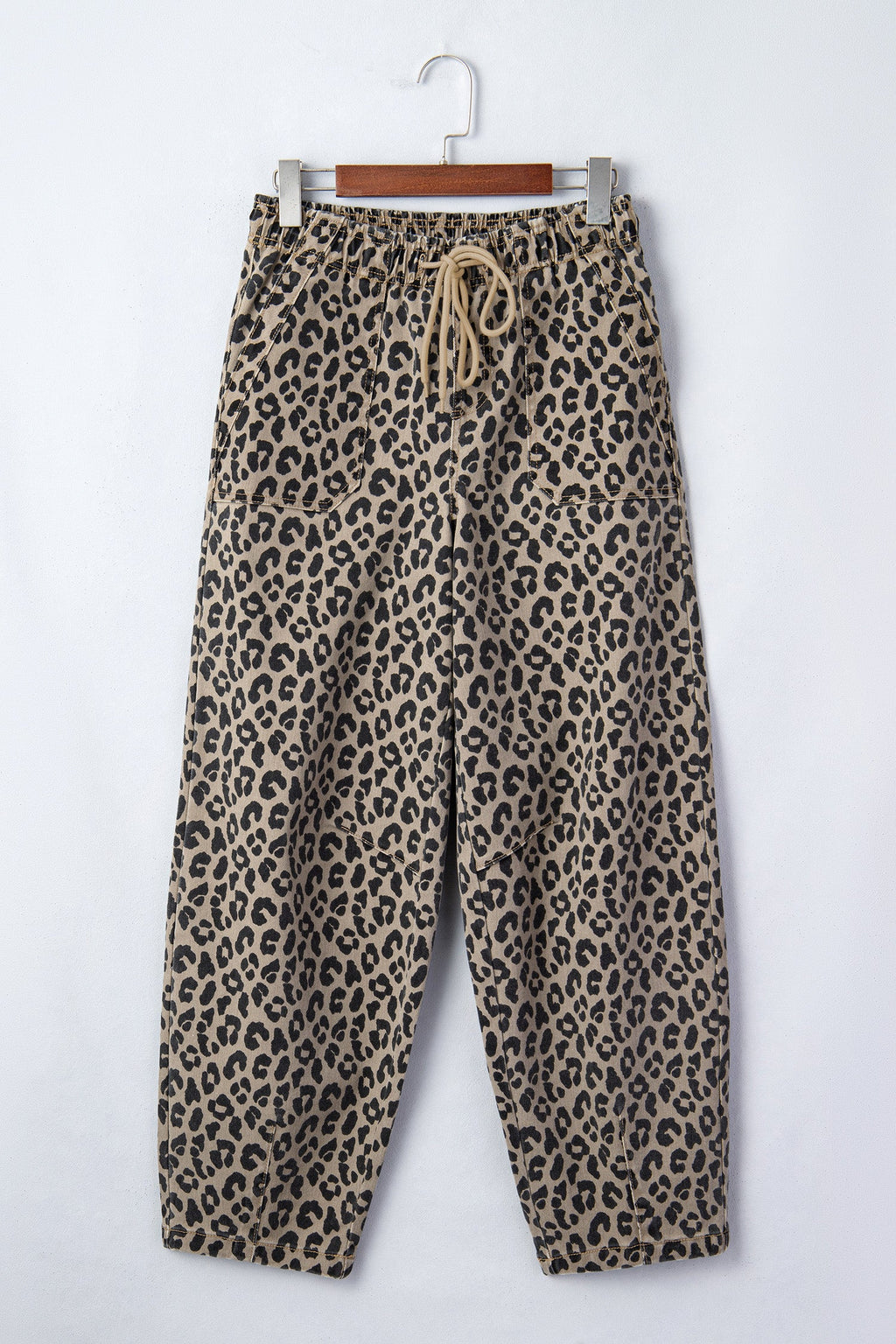 The Monroe Leopard Denim Pants
