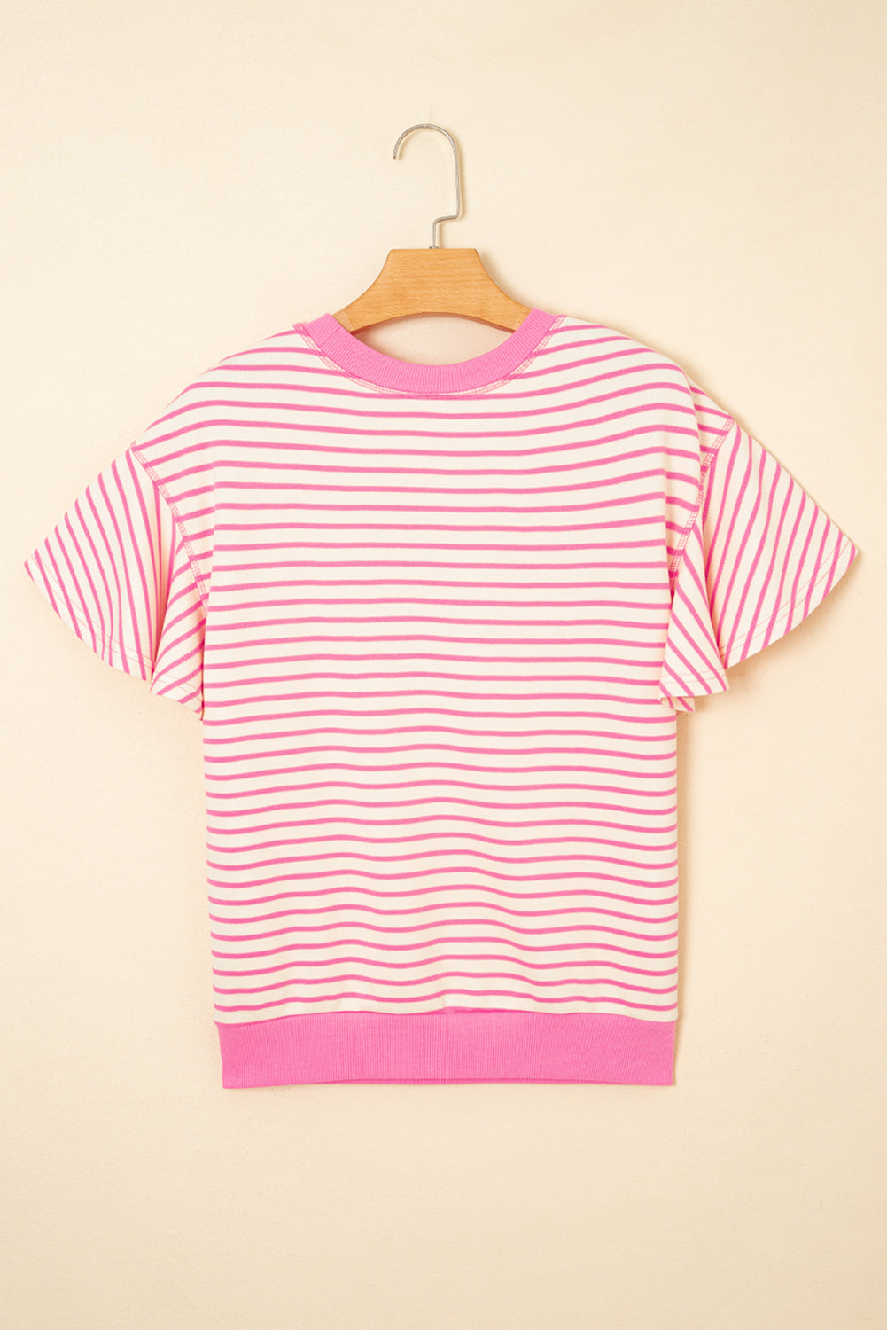 The Fiona Stripe Ruffle Top