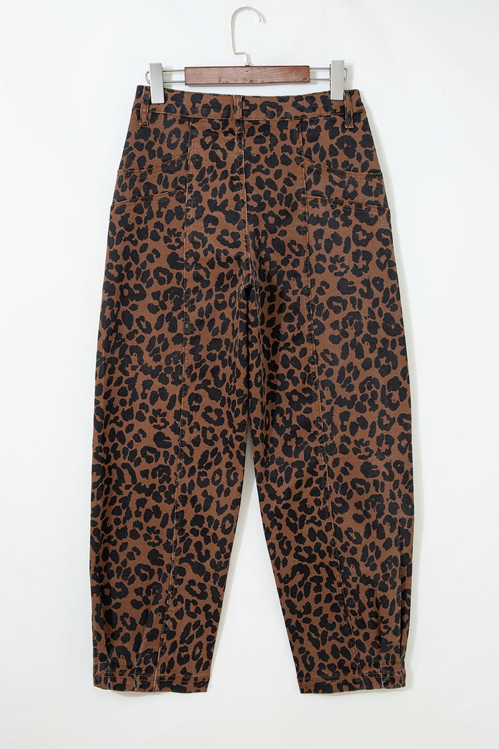 The Olivia Leopard Barrel Jeans