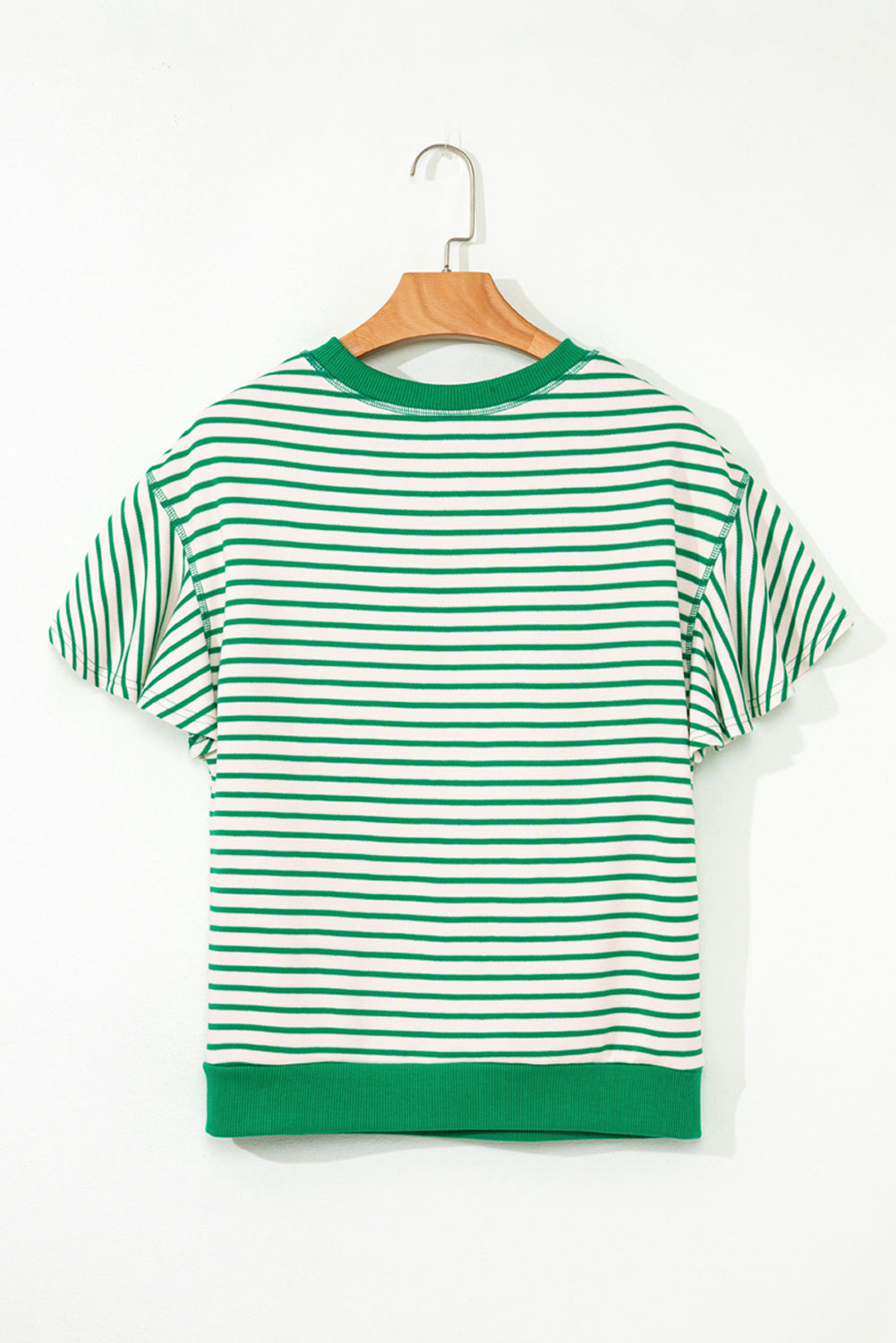 The Fiona Stripe Ruffle Top