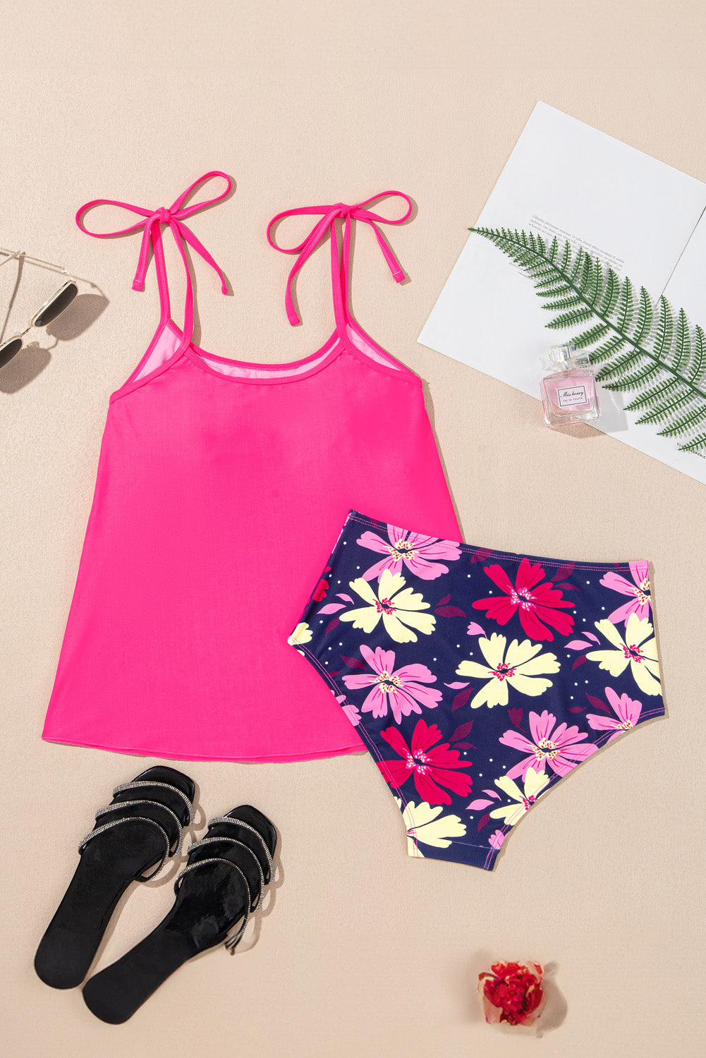 The Kinsley Kate Floral Tankini Set