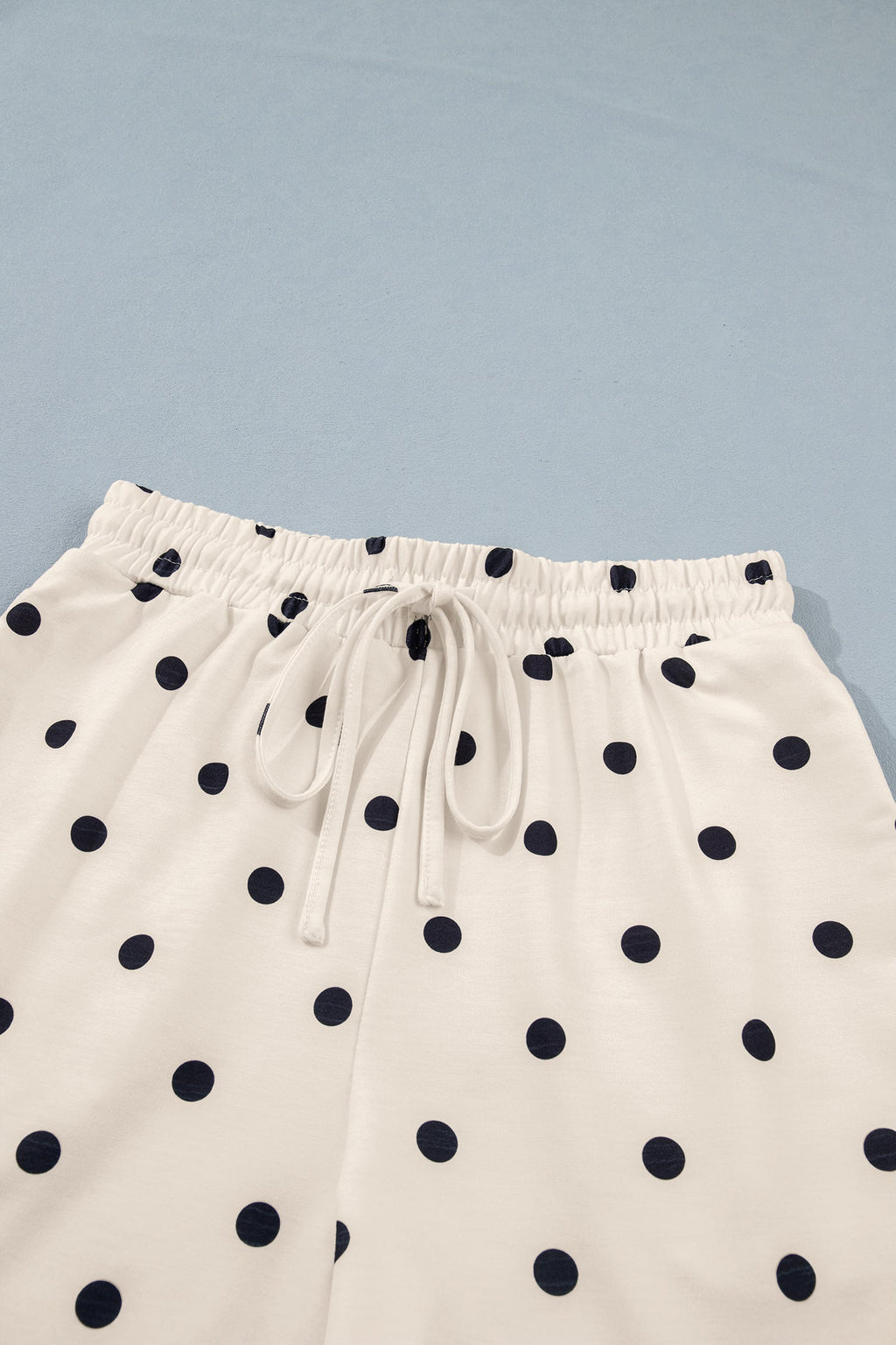The Dottie Polka Dot Loose Tee & Drawstring Shorts Set