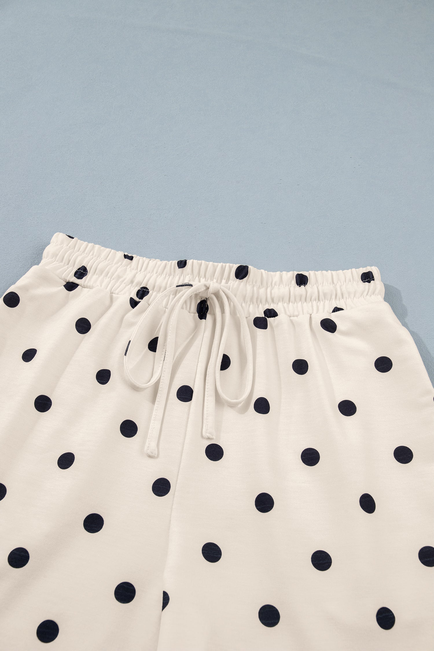 The Dottie Polka Dot Loose Tee & Drawstring Shorts Set