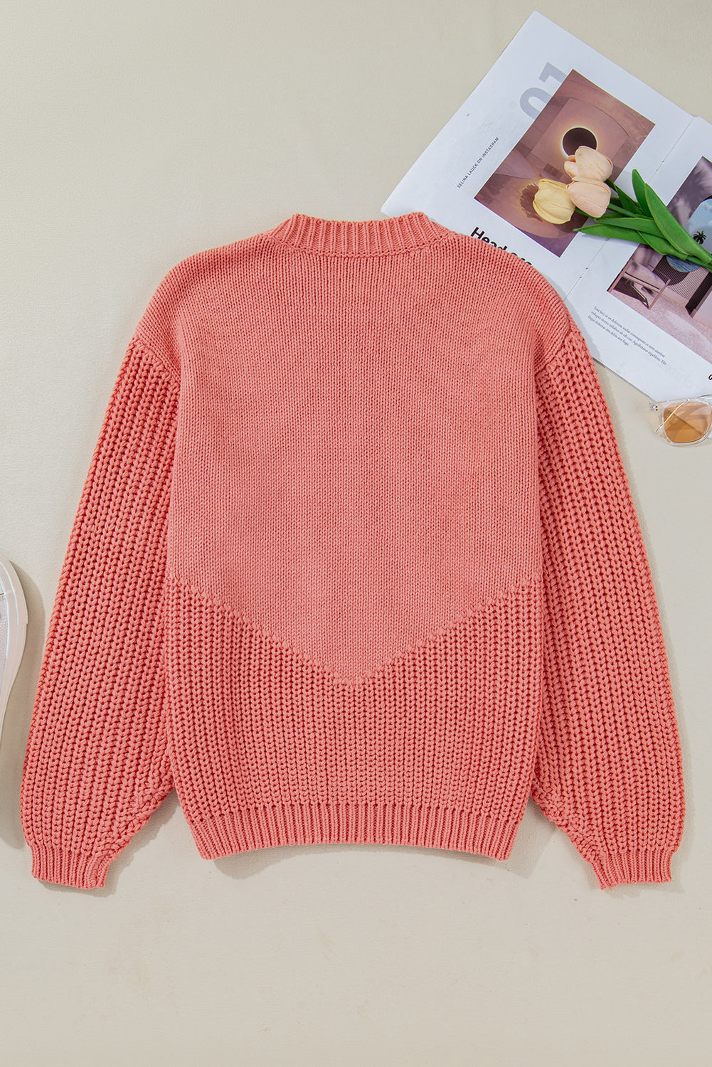 The Posie Pumpkin Embroidered Sweater