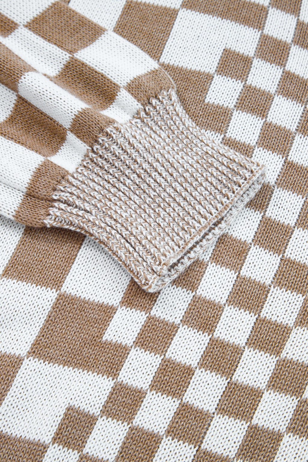 The Mavis Checkered Cardigan