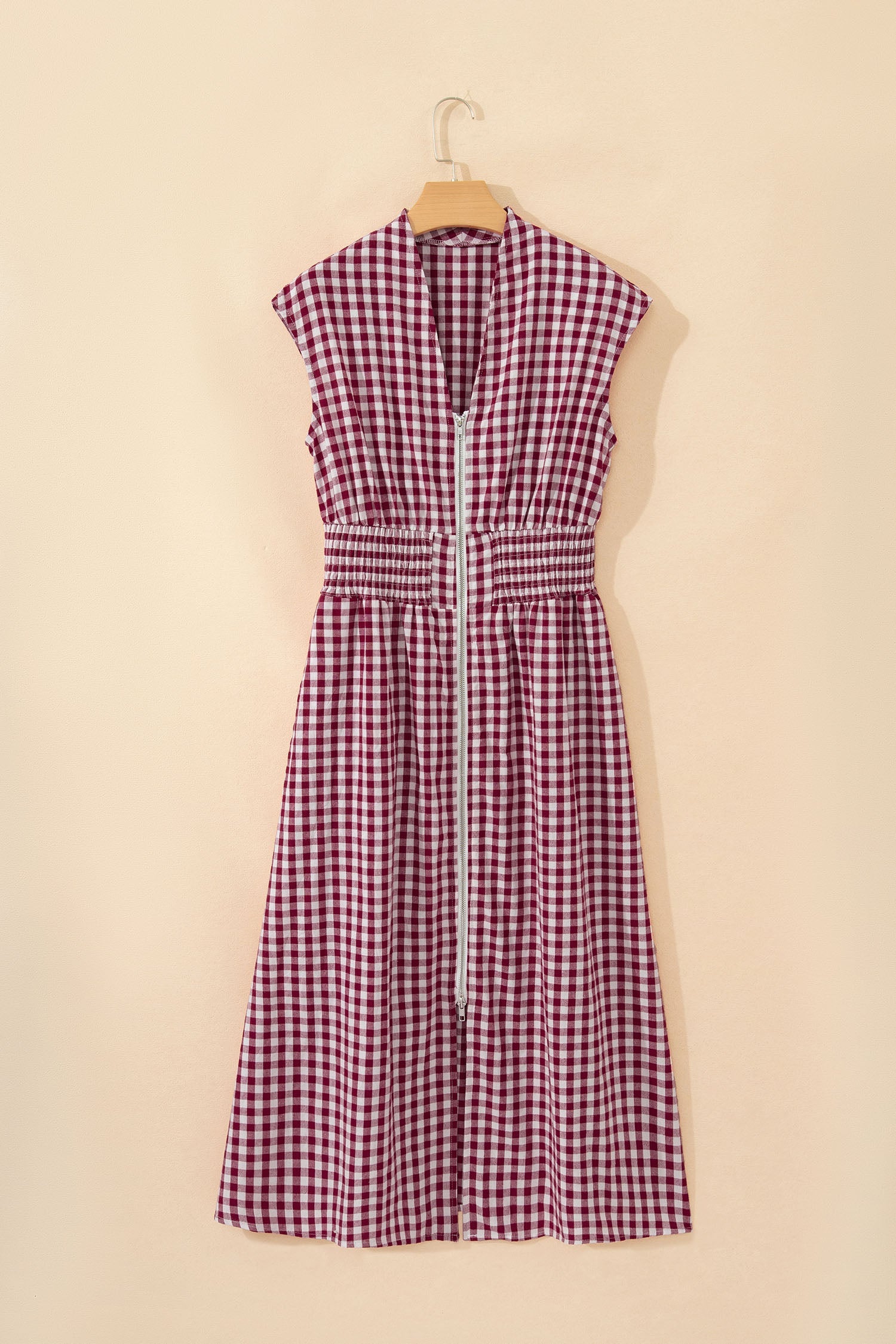 The Lily Jane Gingham Plaid Zip Dress