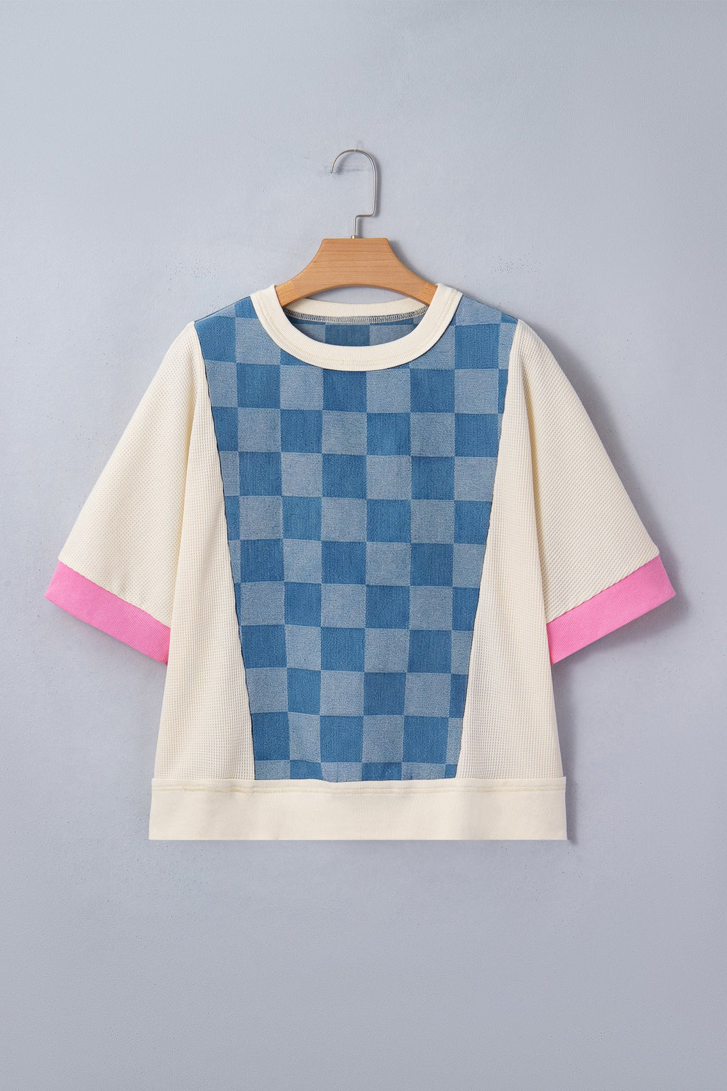 The Daisy Rose Checker Denim Top