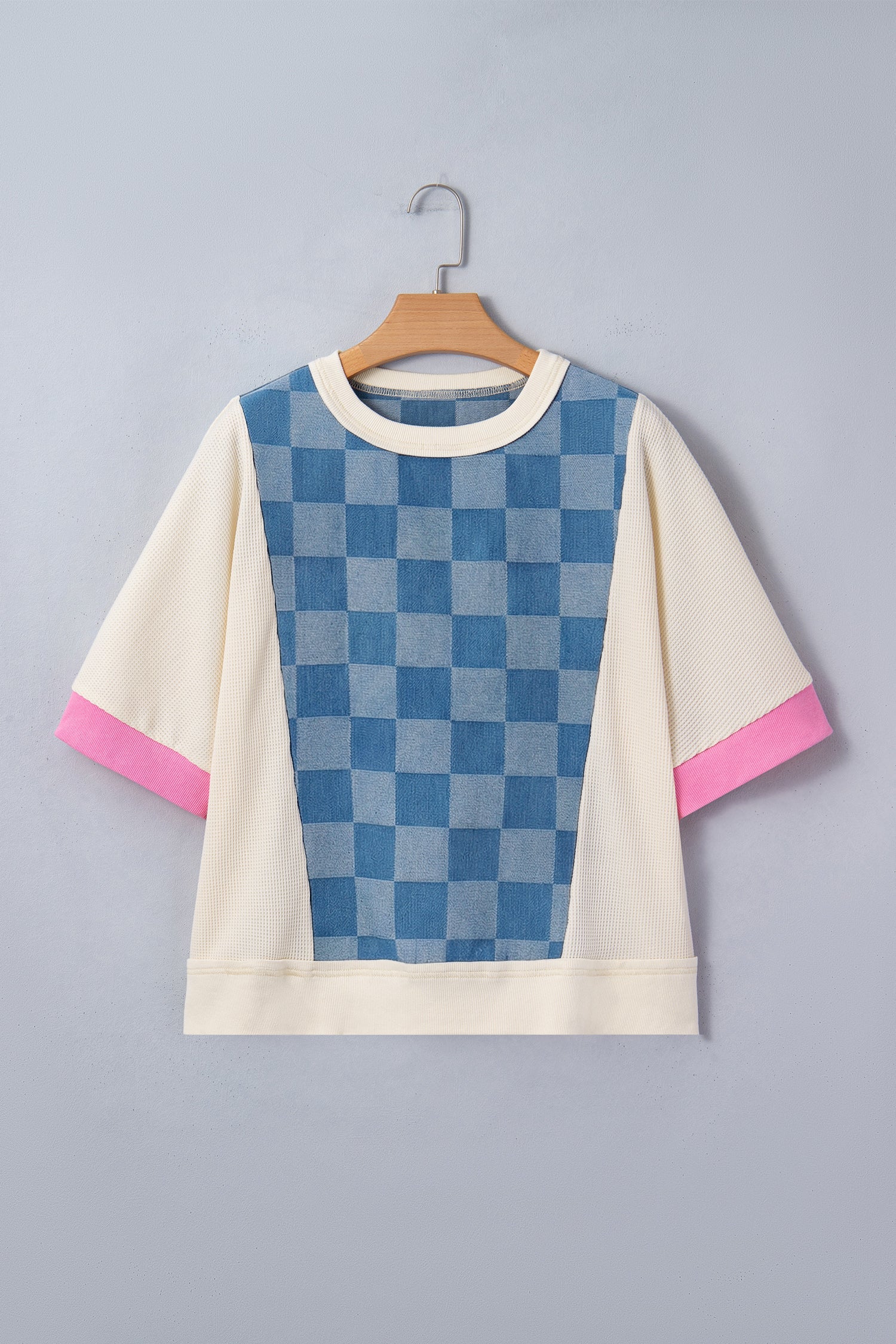 The Daisy Rose Checker Denim Top