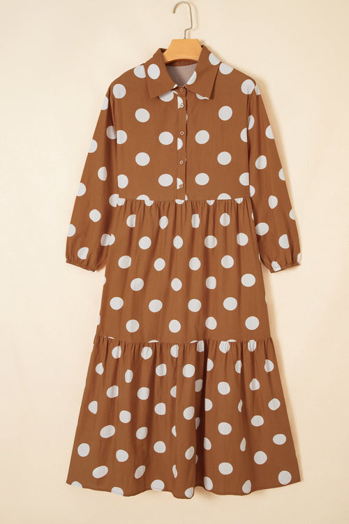 The Autumn Polka Dot Dress