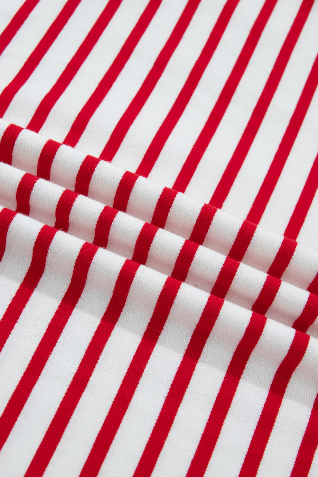 The Eliana Stripe Scalloped Top