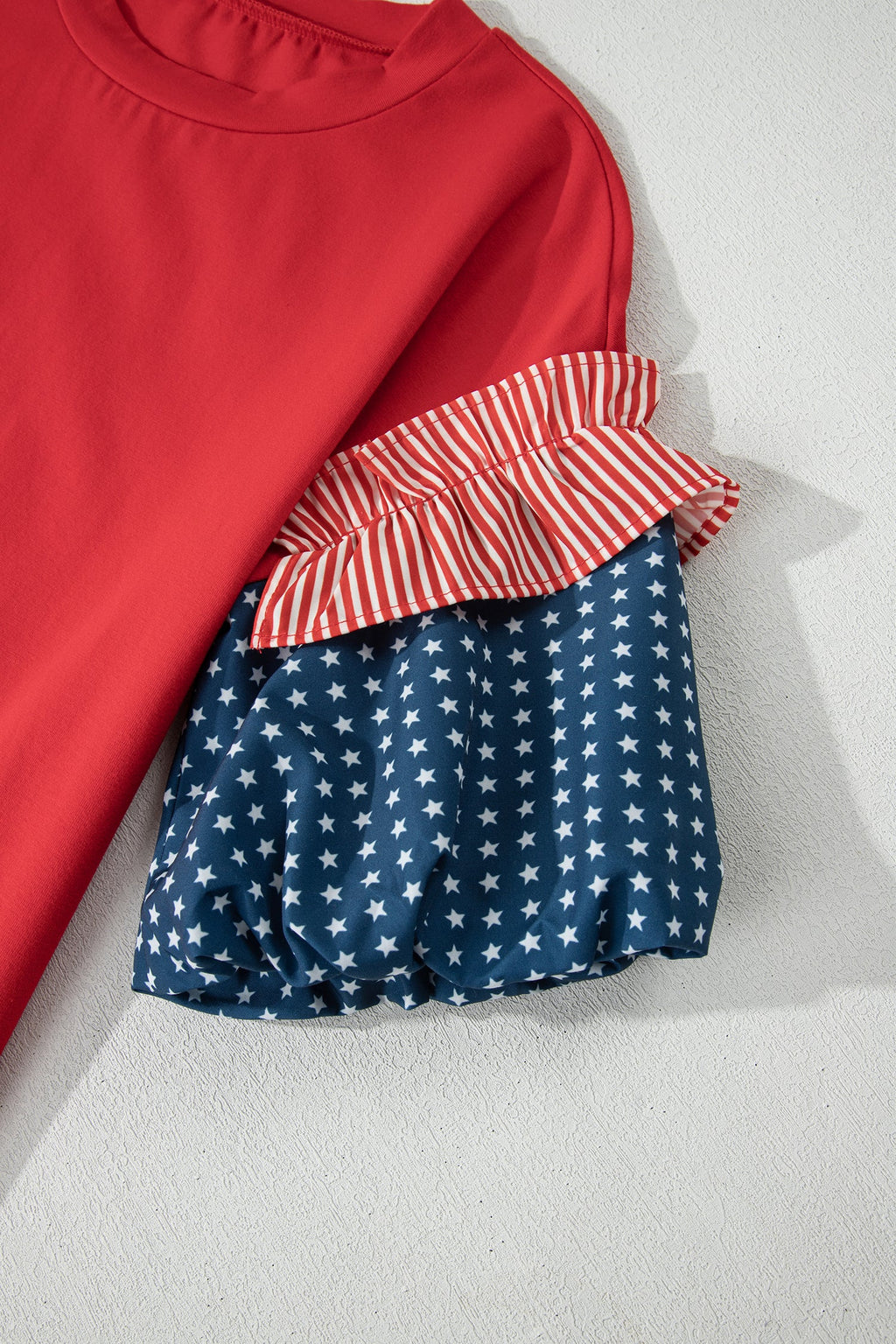 The Avery Patriotic Puff Sleeve Top