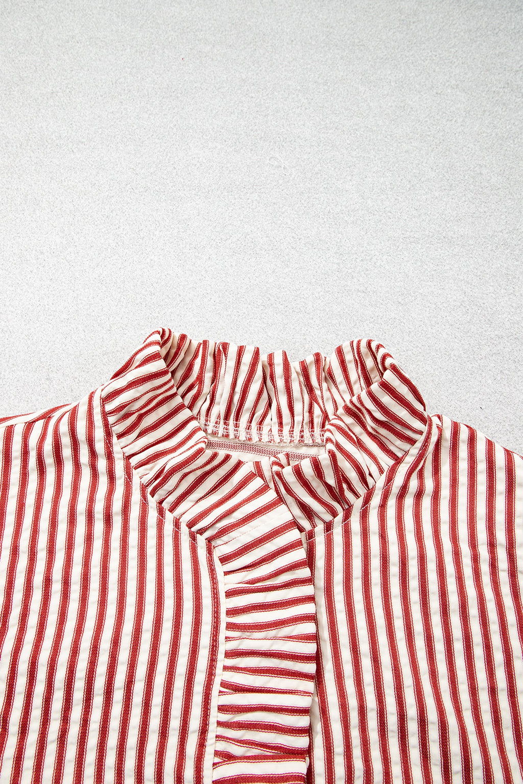 The Whitley Ruffle Stripe Top