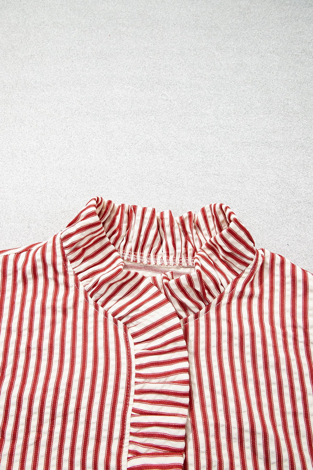 The Whitley Ruffle Stripe Top