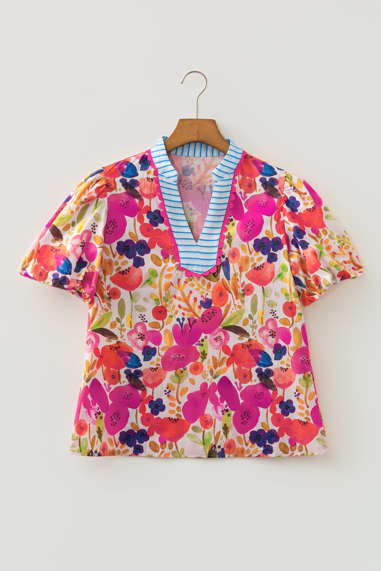 The Bella Floral Cotton Blouse