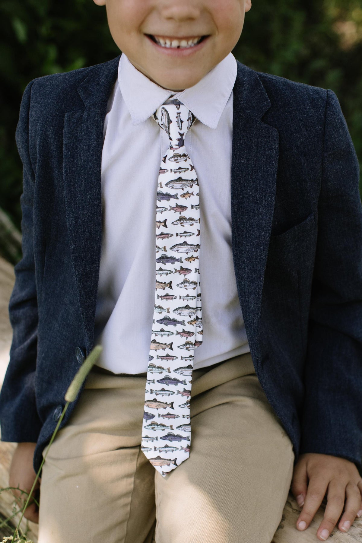 The Fish On Boys Tie