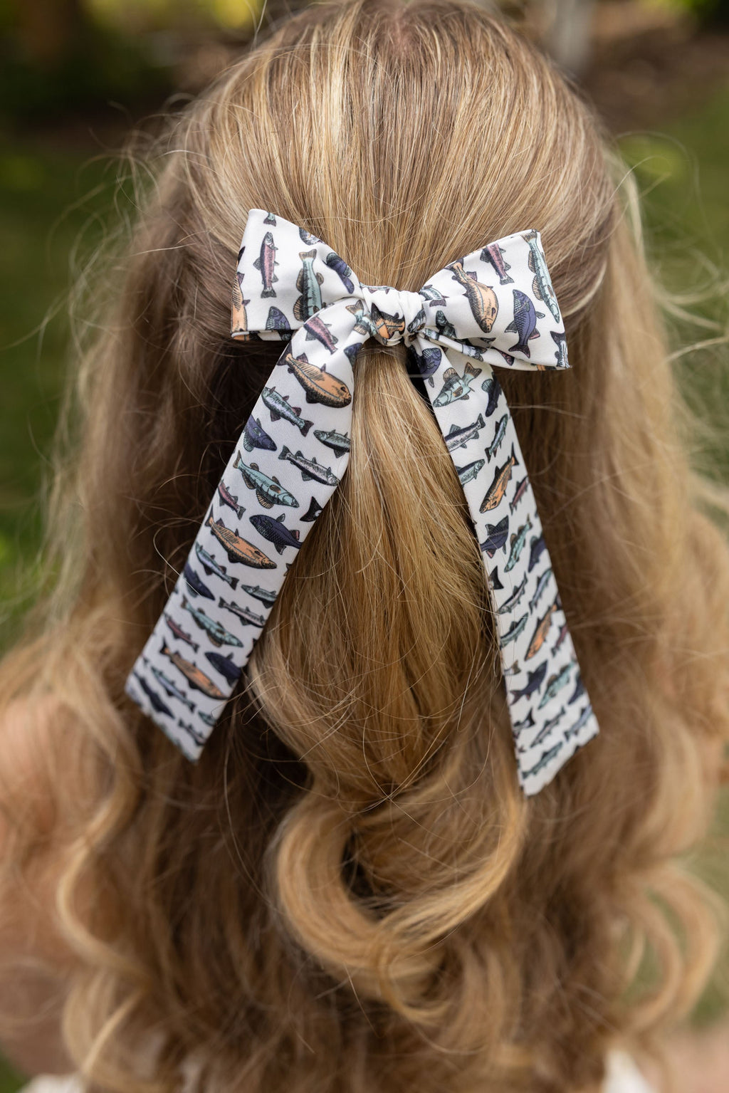 The Fish On Lady Hair Bow