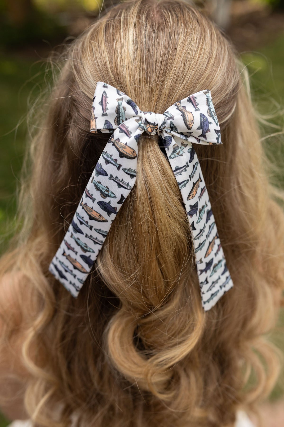 The Fish On Lady Hair Bow