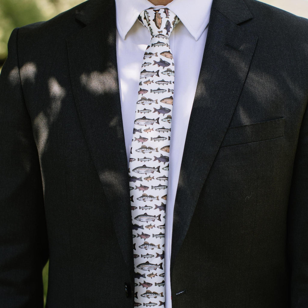 The Fish On Men's Tie