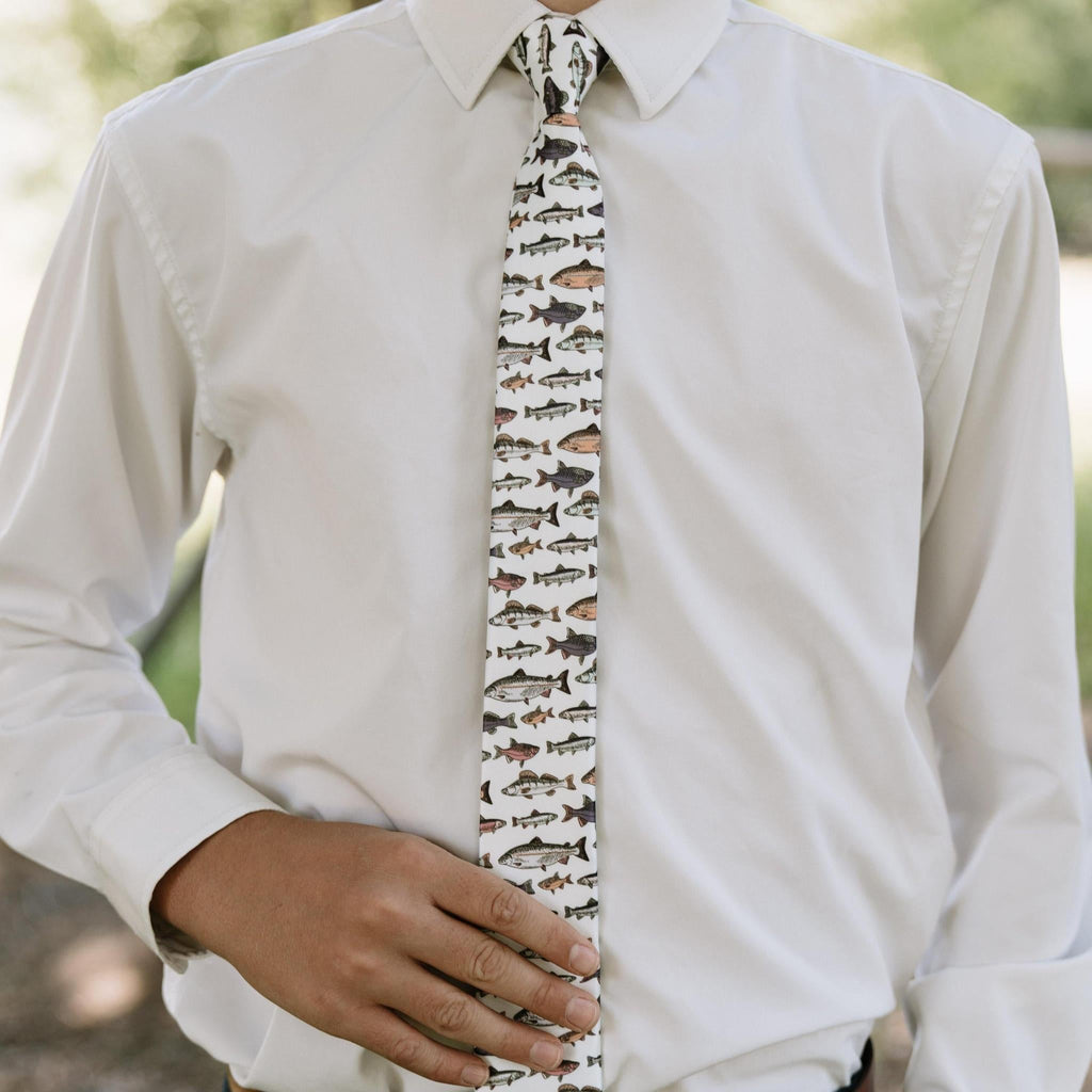 The Fish On Men's Tie
