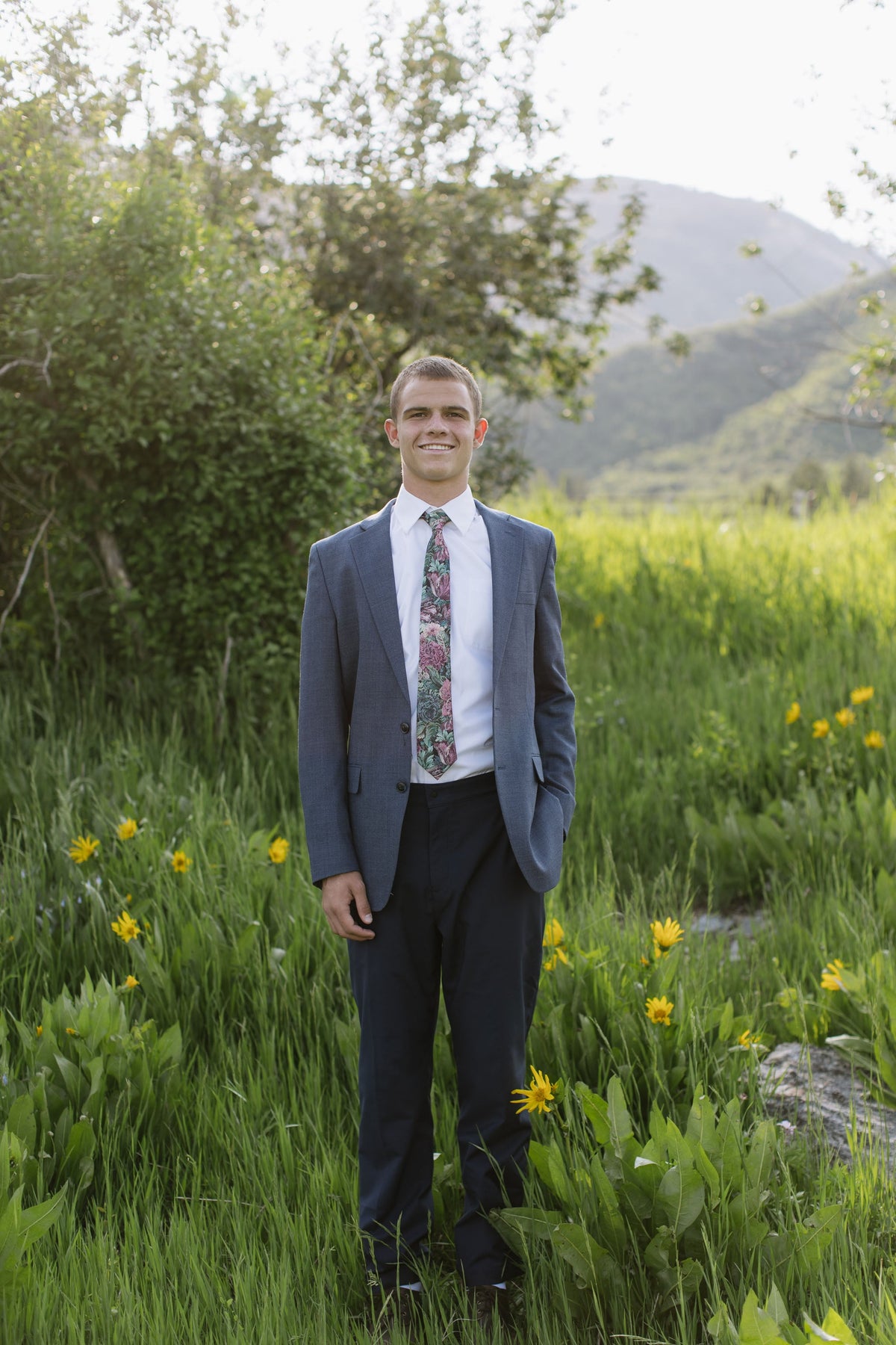 The Foyer Floral Men's Tie