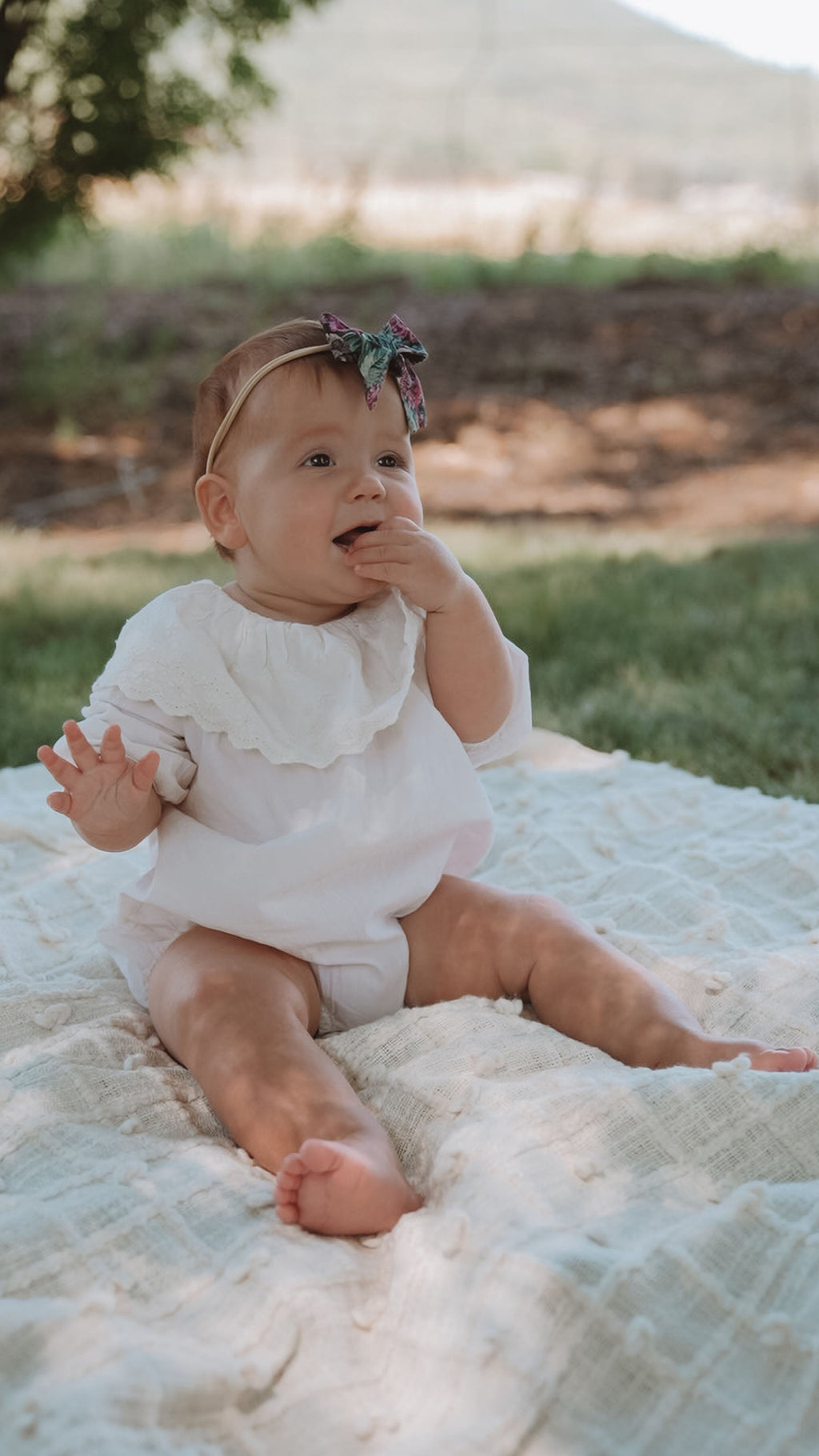 The Foyer Floral Petite Hair Bow