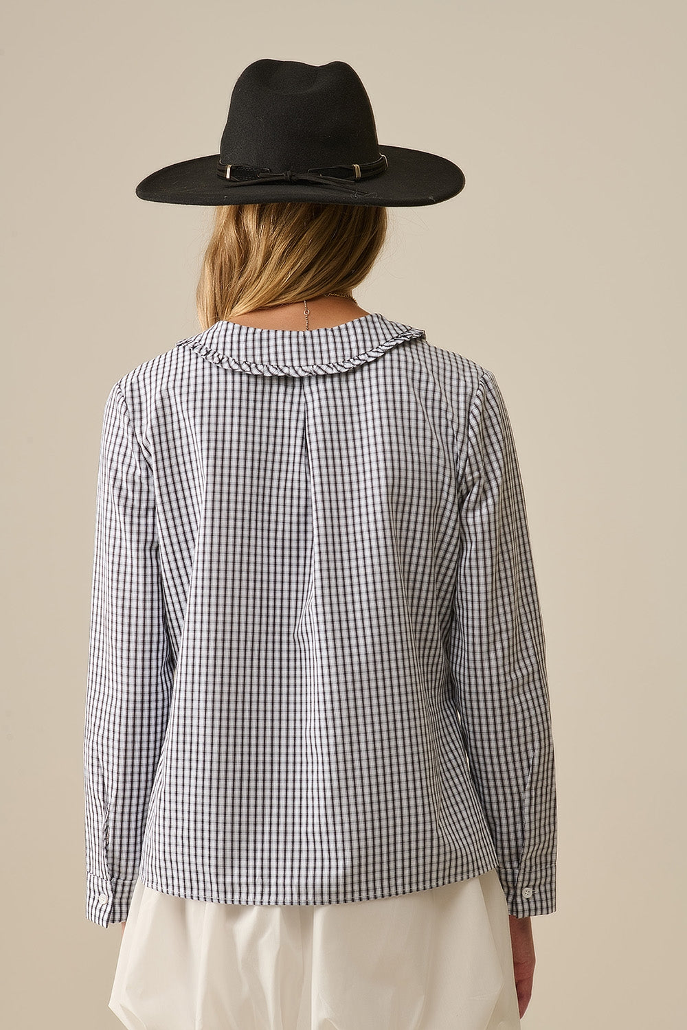 The Hadley Gingham Blouse